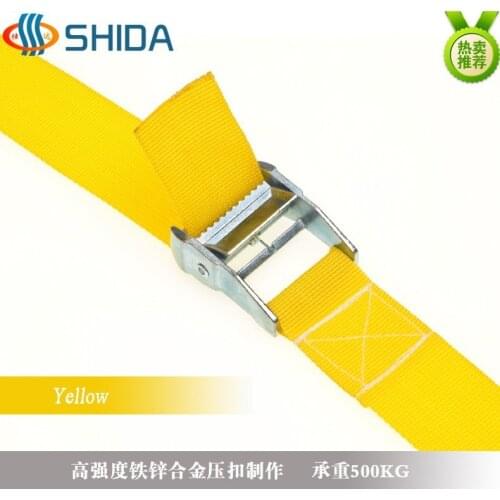 5PCS 1 inch (2.5cm)*3M Metal Cargo Lashing Strap Polypropylene Ratchet Tie Down with Cam Buckle Winch Strap Free Shipping