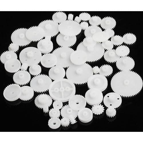 58 styles Toothed Wheels WSFS Gears Plastic All Module 0.5 Robot Parts DIY