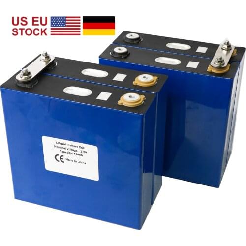 2021 NEW Grade A 4Pcs 3.2v 120ah 135ah 176ah 180AH Lifepo4 Battery Lithium Iron Phosphate Cell 12v 24V for Solar RV Pack Boats