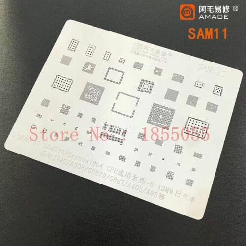 SAM1 TIN for S8 S8+ NOTE8 MSM8998 CPU G9500 G955U N9500 Exynos 8895 CPU RAM WIFI Chip BGA Stencil IC Solder Reballing Tin Reball