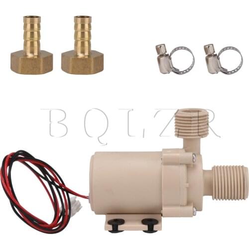 BQLZR Solar Hot Water Heater Circulation Pump Brushless DC12V with Clamps
