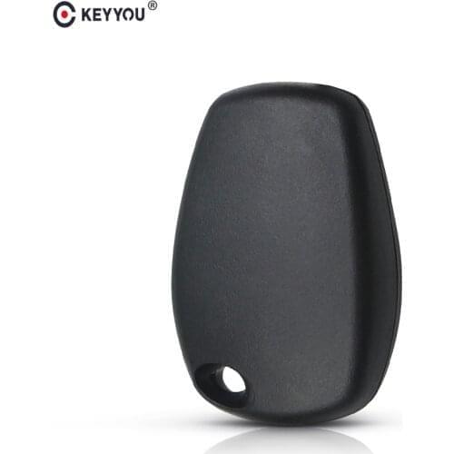 KEYYOU Key Shell Case Fob For Renault Megane Duster Logan Clio Kangoo Fob Car Blank Key No Button Fit NE73/VA6/VAC102 Key Blade