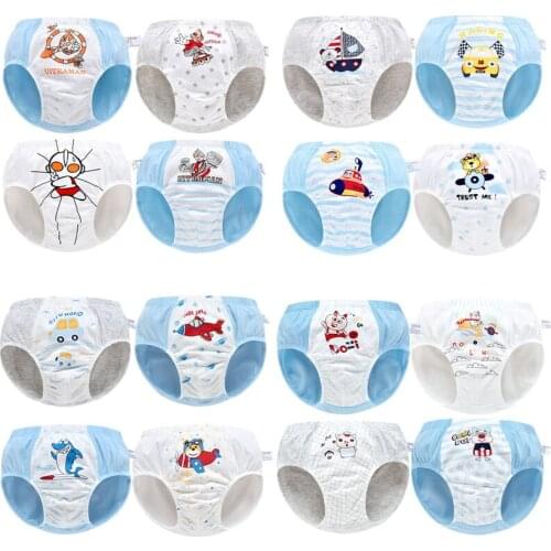 Boys' Underwear Boys' Briefs 4-pack Cotton Childrens Underwear New Shorts Boy Child Panties 1-10 Years Old