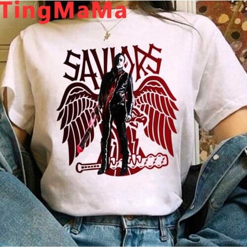 The Walking Dead Negan t shirt male streetwear 2021 print vintage casual t shirt kawaii harajuku
