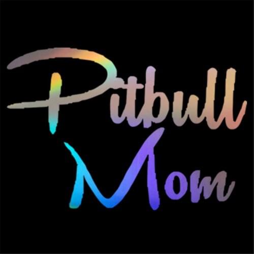 PitBull Mom Car Wall Door Truck Laptop Guitar Decal Window Auto Van PC Sticker Motorbike Glass Notebook