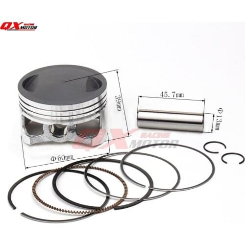 60mm Piston 13mm Pin Piston Ring Set For YINXIANG YX150cc 160cc Engine 150cc Horizontal EngineKayo Apollo Bosuer Dirt Pit Bike