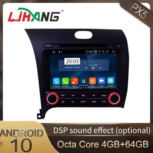 LJHANG 8 Core Car DVD Player Android 10 For Kia CERATO K3 FORTE 2013 2014 2015 2016 WIFI Multimedia Stereo 2 Din Car Radio Video