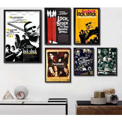 Lock, Stock and Two Smoking Barrels Good Quality Wall Stickers Bedroom Decorative Painting Cafes Wall Paintings Oil Painting