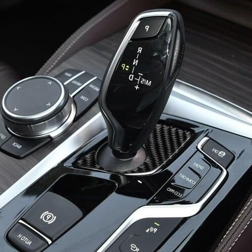 It Is Suitable For 18 BMW 5 Series The Carbon Fiber G38 Interior Refitted 528li530li540li Lower Patch Of Gear Lever