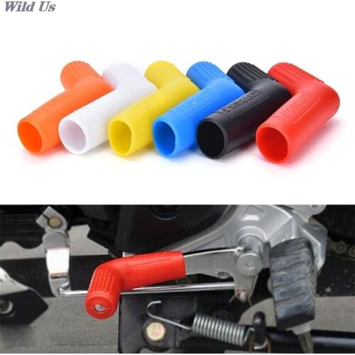 Rubber Clips Shift Sock motorcycle Gear Shoe Protector - Sport Bike Accessory black Fits shifters up to 3/4" wide and 2" long