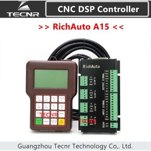 RichAuto A15 Multi-Spindle CNC DSP controller A15S A1E 3 axis offline USB motion control system for cnc router