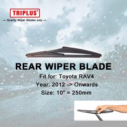 Rear Wiper Blade for Toyota Rav4 (2012-Onwards) 1pc 10" 250mm,Car Rear Windscreen Wipers,Back Window Windshield Wiper RAV 4