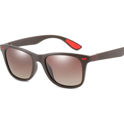 BRAND DESIGN Classic Polarized Sunglasses Men Women Driving Square Frame Polaroid Sun Glasses for Men Male UV400 Gafas De Sol