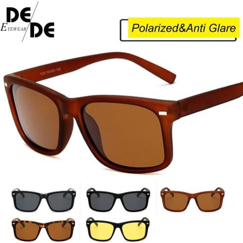2019 Unisex Sunglasses Men Women Brand Designer Real Polarized UV400 Square Sun glasses for Sports Fishing Outdoor