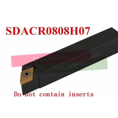 SDACR0808H07 8*8mm Metal Lathe Cutting Tools Lathe CNC Machine Turning Tools External Turning Tool Holder S-Type SDACR