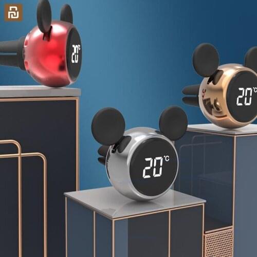 Youpin New Aromatherapy Smart Thermometer Car Perfume Outlet Solid Ointment Car Available Cartoon Ear Friend Gift