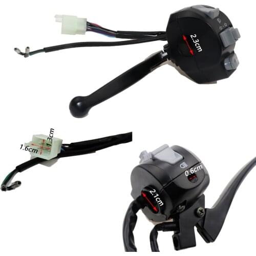 22mm Universal Scooter Brake Lever Side Control Switch For Gy6 Moped Taotao AGM Jonway QMB139 Scooter 50cc - 125cc Left Hand