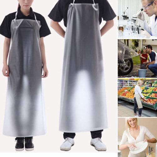 Waterproof Transparent PVC Apron For Kitchen Housework Restaurant Butcher Clean