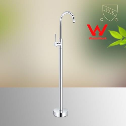 WELS AND CUPC Approval Good quality polished floor standing bath tub shower valve bathtub faucet for shower bath