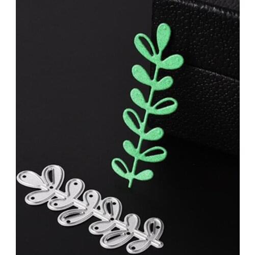 YLCD1552 Leaves Metal Cutting Dies For Scrapbooking Stencils DIY Album Cards Decoration Embossing Folder Die Cuts Template New