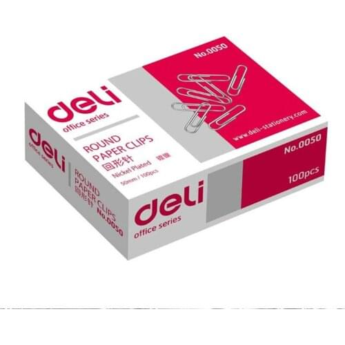 Paper clip 0050 large thickened metal paper clip data storage and filing 100 pieces/box