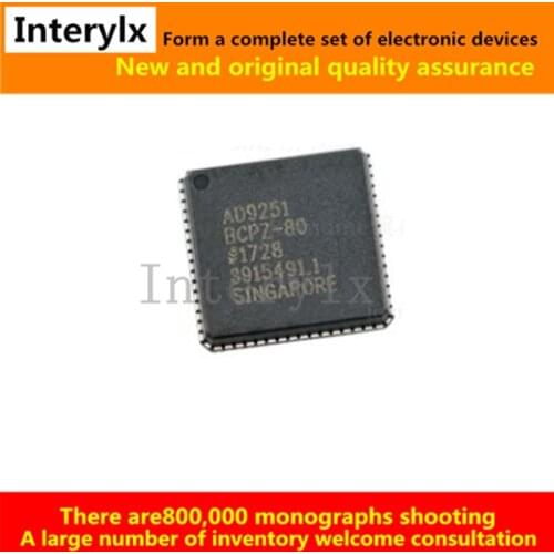 1Pcs AD9251BCPZ-20 AD9251BCPZ-40 AD9251BCPZ-65 AD9251BCPZ-80 LFCSP-64 Modulus Converter IC Can Be Bom With Single Chip