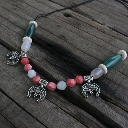 1pcs NorseLunula Pendant Moon Crescent Necklace, LUNITSA Slavic Inspired Jewelry, Viking Dress Jewelry For Women