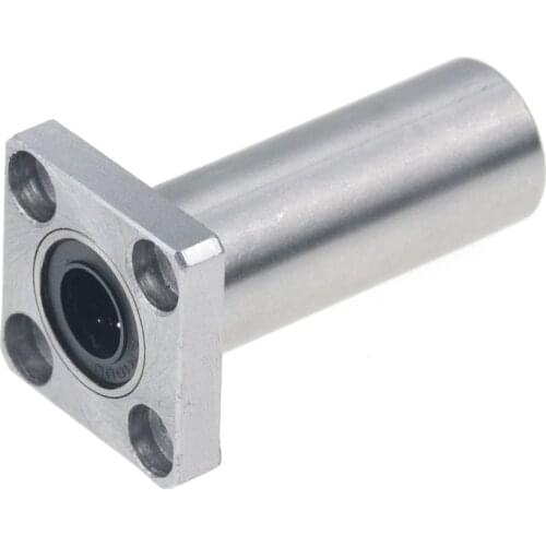 4pcs/lot LMK10LUU LMK12LUU longer type 10mm 12mm flange linear bearing CNC Linear Bush linear ball bearing bushing