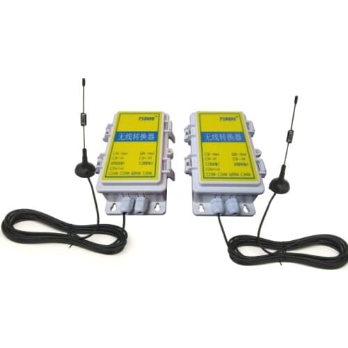 Analog to Wireless Wiring Free High Precision 1-4 Channel 4-20MA 0-10V Analog Radio Conversion