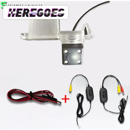 Car CCD 4LEDS Night Vision Backup Rear View Reversing Camera Waterproof Parking For Ssangyong Rexton Kyron Korando Actyon