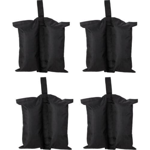 Gazebo For Outdoor Trampolines Weighted Feet Bag Black Industrial Grade Heavy Duty 4PCS 600D Oxford 4pcs/set Tent Sandbag