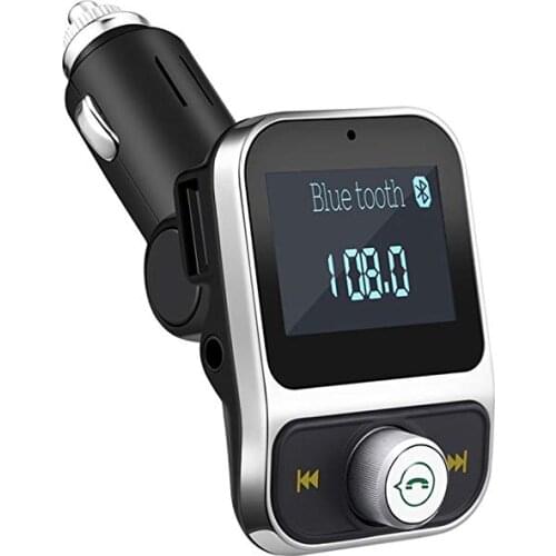 Bluetooth Car Kit Wireless FM Transmitter Handsfree Car MP3 Audio Player Dual USB Support TF Card/U Disk Playback