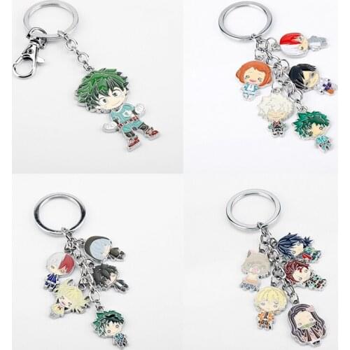 Anime My Hero Academia Boku no Hero Asui Tsuyu OCHACO URARAKA Keyring Holder Keychain Bags Pendant Cosplay Xmas Gifts