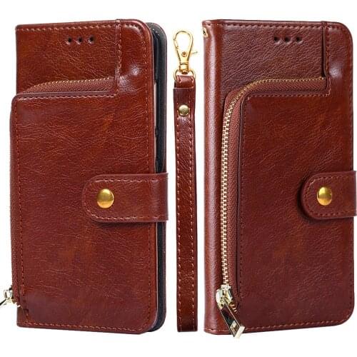 Zipper Wallet Case for Realme C21 Coque Luxury Leather Flip Cover for Realme C21 Realme 8 Phone Case for on Realme C21 Capa