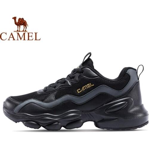 CAMEL Official Fashion Mens Sports Shoes Outdoor Running Shoes Men Sneakers Black Leisure Sport Shoes Fitness Footwear