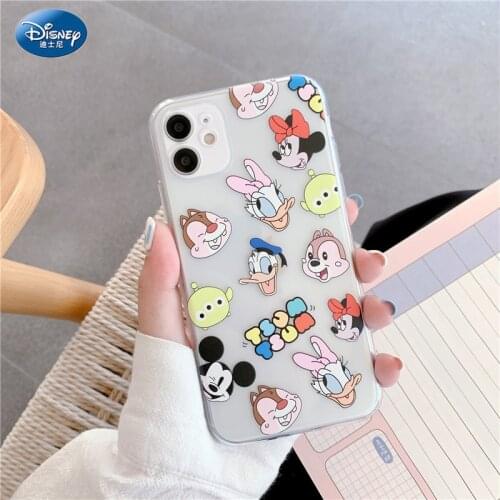 Disney Minnie Daisy Phone Cases for IPhone 7Plus 8Plus X XS Silicone Phone Back Covers Cartoon Shells zz0502-4