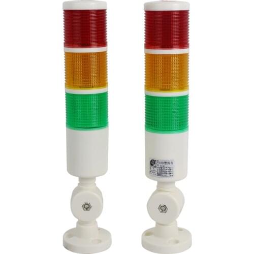 Hot sale Industrial led Lights Sewing Machine Tricolor Lamp 24v Folded Single Alarm Indicator Led Machine Tool Light