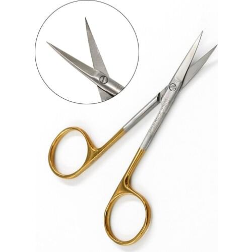 Medical scissors stainless steel surgery straight elbow seam removal scissors double eyelid ophthalmic beauty scissors