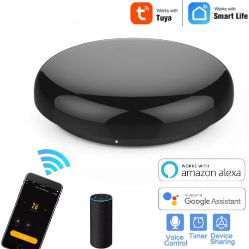 Tuya WiFi IR Remote Control For Air Conditioner TV, Smart Home Infrared Universal Remote Control For Alexa, Google Home Hot