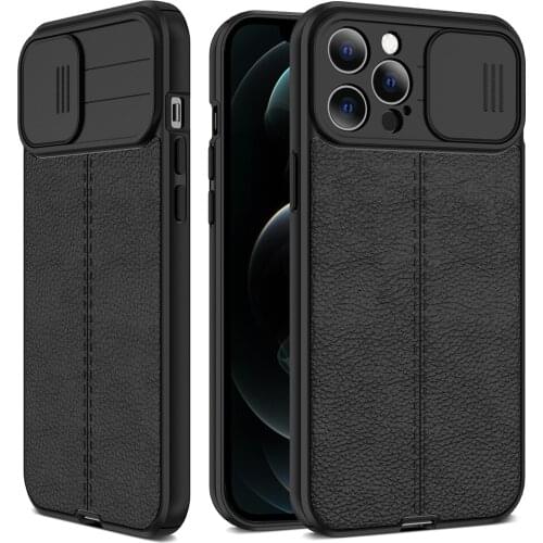 Splicing Leather Case For iPhone 13 Pro Max 12 mini 11 SE 2020 Back Shell Camera Protective Phone Cover TPU Shockproof Coque