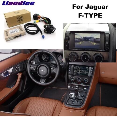 Liandlee Parking Camera Interface Reverse Back Up Park Camera Kits For Jaguar F TYPE Original Display Upgraded