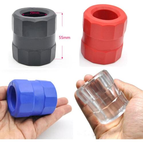 Manyjoy TPR Soft Penis Ring Ball Stretcher Erection Delay Ring Scrotum Bondage Mens Cock Rings Adult BDSM Sex Toys For Men