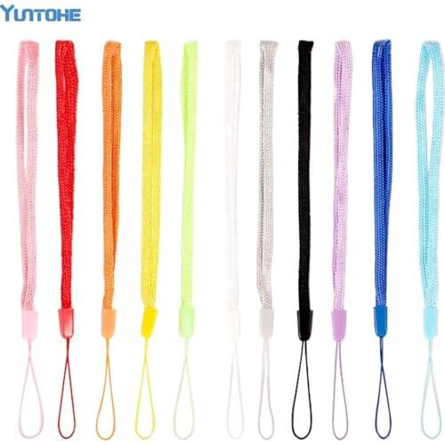 Wholesale Wrist Hand Cell Phone Mobile Chain Straps Keychain Charm Cords DIY Hang Rope Lariat Lanyard 5000pcs/lot