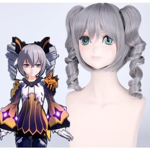 Game Honkai Impact 3 Cosplay Wigs Bronya Zaychik Cosplay Heat Resistant Synthetic Wig Hair Halloween Party Benghuai 3 Reburn Cos