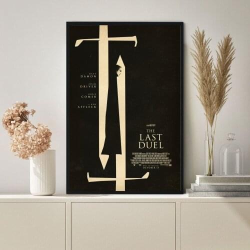The Last Duel Movie Poster Canvas Print Art Wall Painting Home Decoration (No Frame)