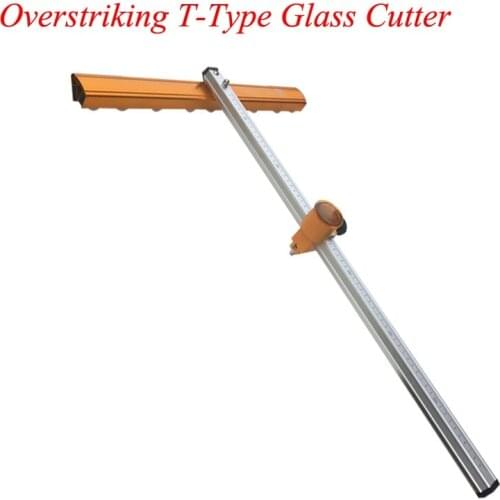 Rubber Handle Heavy Glass Cutter High precision Glass Push Broach Roller Type Glass Ceramic Tile Cutting Machine T-XING