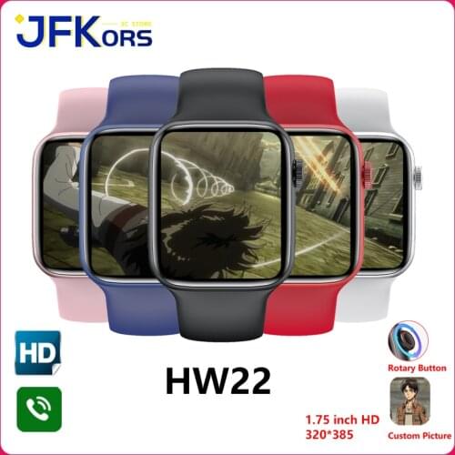 Smartwatch 2021 HW22 Bluetooth Smart Split Screen Display Heart Rate For IOS Android Pk amazfit gts 2 iwo hw16 w56 X6 X7