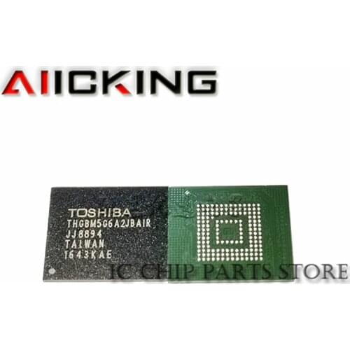 THGBM5G6A2JBAIR 5pcs Free shipping BGA EMMC THGBM5G6A2JBAIR 153 100% original in stock