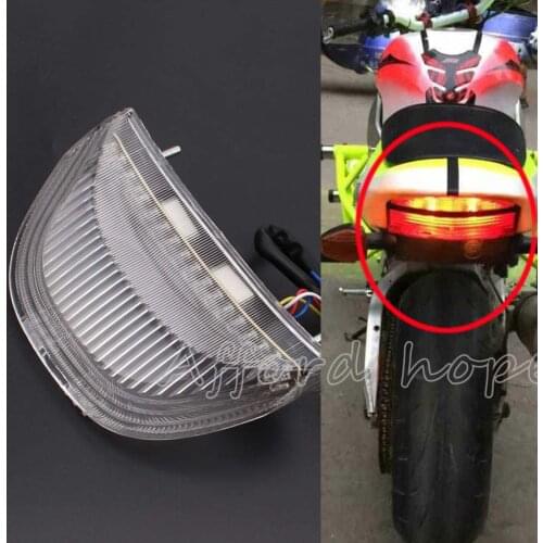 Motorcycle LED Integrated Mount Clear Lens Brake Light Turn Signal Tail Light For Honda CBR1000RR 2004-2007 CBR 1000RR 05 06