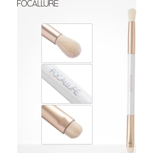 1pc 2 In 1Makeup Brush Blusher Highlighter Eyeshadow Powder Brush Concealer Foundation Contour Brush Makeup Tool Maquiagem